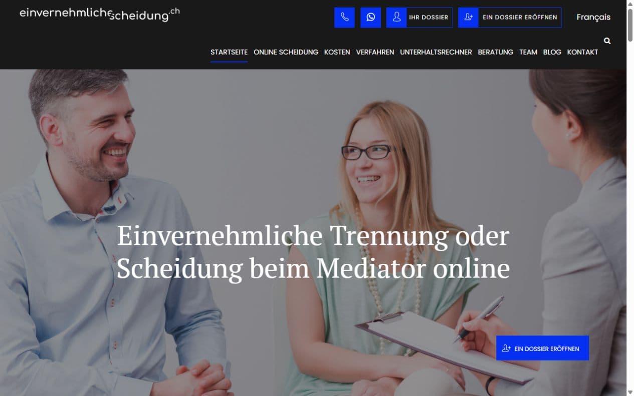 Website-Vorschau von amiable.ch